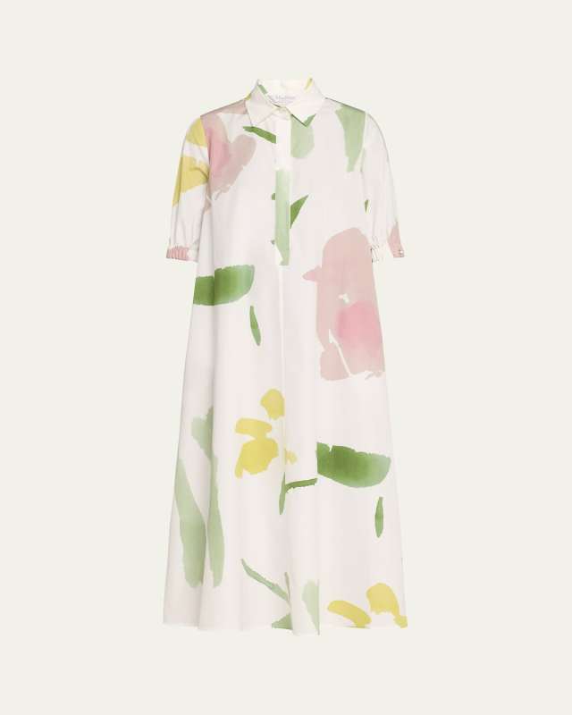 Canter Abstract Print Dress